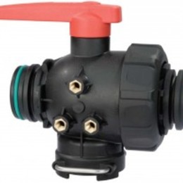 Valvulas de 3 vias con toma horquillas macho hembra 